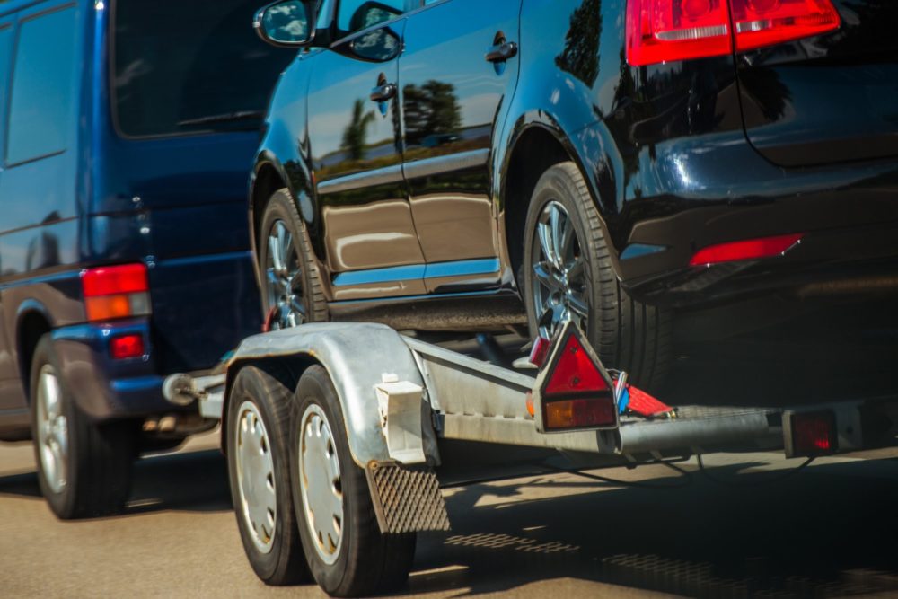 Car Transporter with car