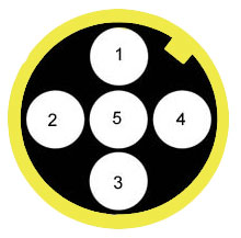 Left Plug - Yellow