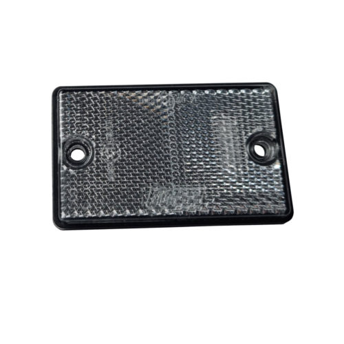 Oblong Clear Reflector screw-on