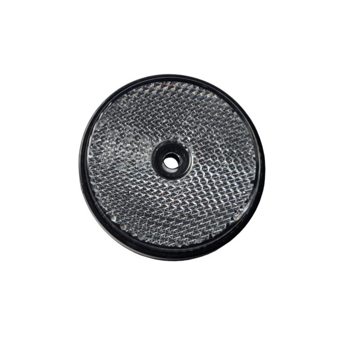 Round Clear Reflector screw-on