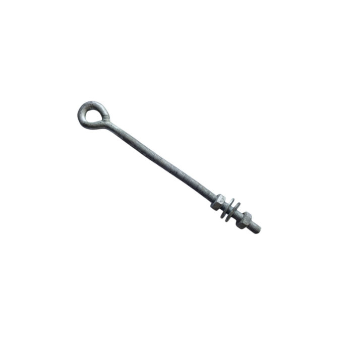 200mm galvanised threaded eye