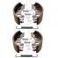 Alko Brake Shoes 200mm