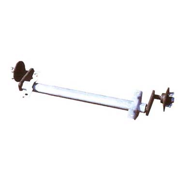 Al-ko 0-500kg Unbraked Single Axle - Straight Arms