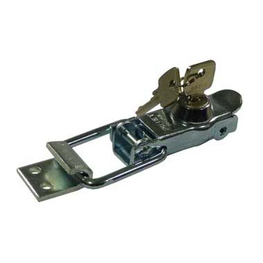 Lockable overcentre catch