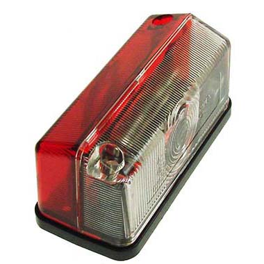 Red & Clear Side Marker Light