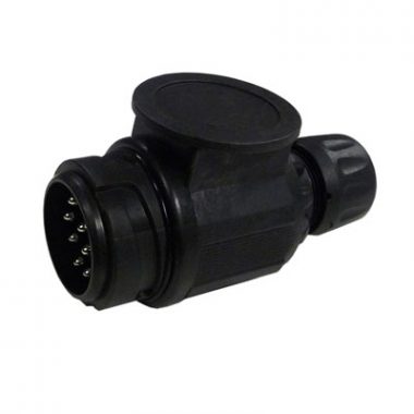 Euro 13pin Plug With Twin Cable Entry