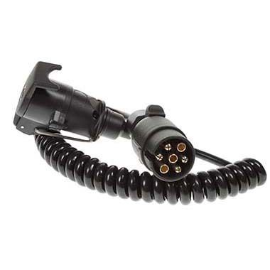 12N Coiled Extension Lead 1.5m