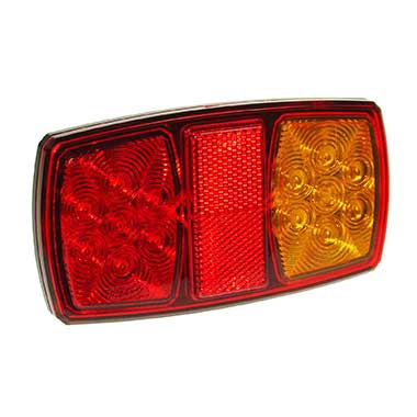 LED Off Side Rear Combination Rectangular Lamp 12v