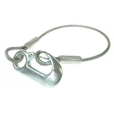 Secondary trailer safety cable