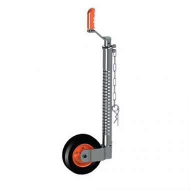 Heavy duty 48mm ribbed jockey wheel