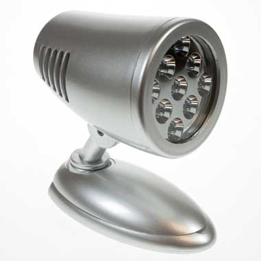 12v Silver LED Mini Reading Lamp