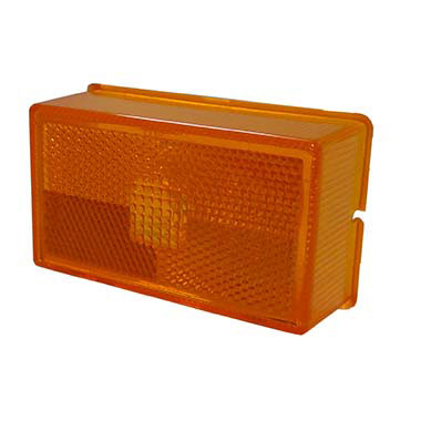 Lens for Rubbolite amber marker light
