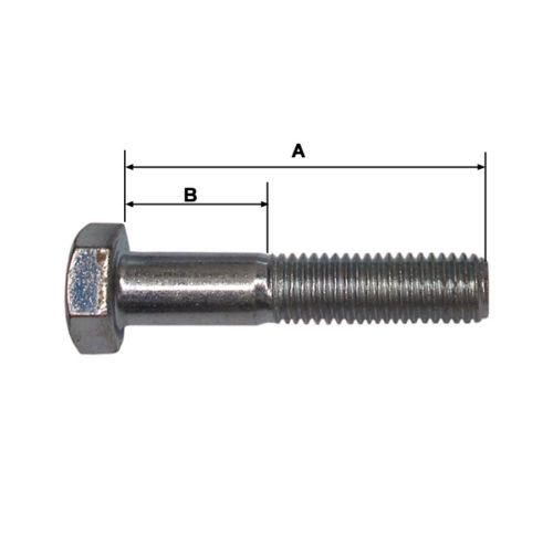 M12 zinc plated Bolt 110mm
