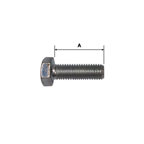 M8 Set Screw 20mm zinc plated