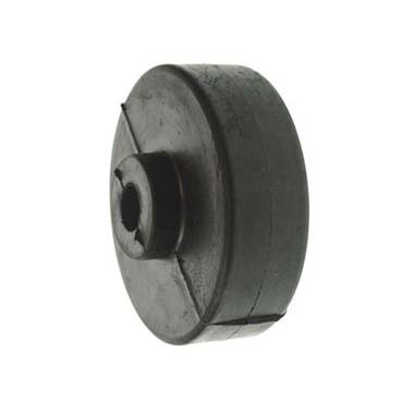 Single rubber side roller