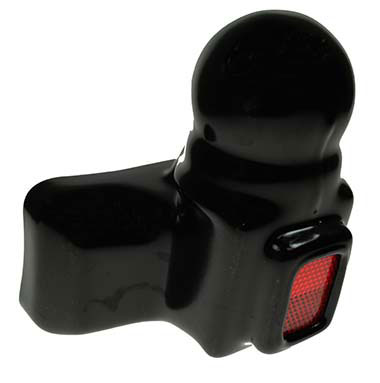 Towball boot cover with reflector