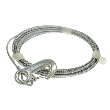 Winch cable 7m long, 4mm Diameter, 1000kg