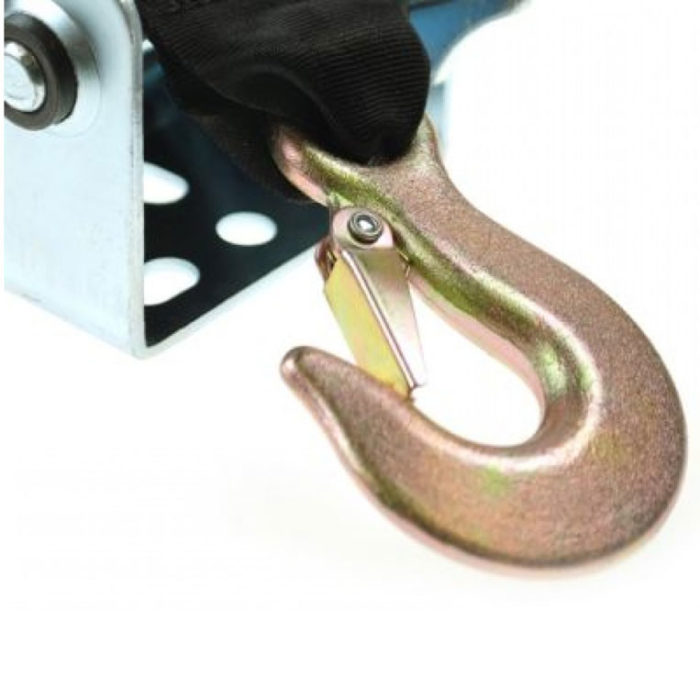 Winch with strap and hook, 250kg working capacity - Image 4