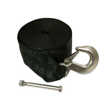 Winch strap 8m long, 63mm wide, 2300kg