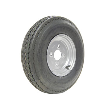 Wheel & Tyre 400/480×8 4 stud 100mm PCD