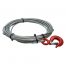 Winch cable 15m long, 5mm diameter, 1630kg