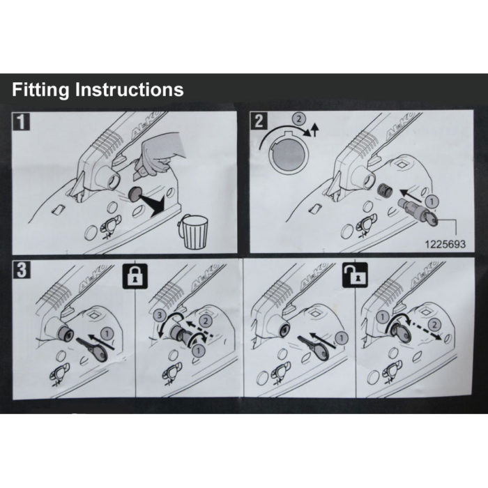 Alko integral Lock & Keys for AK161 – AK270 - Image 4