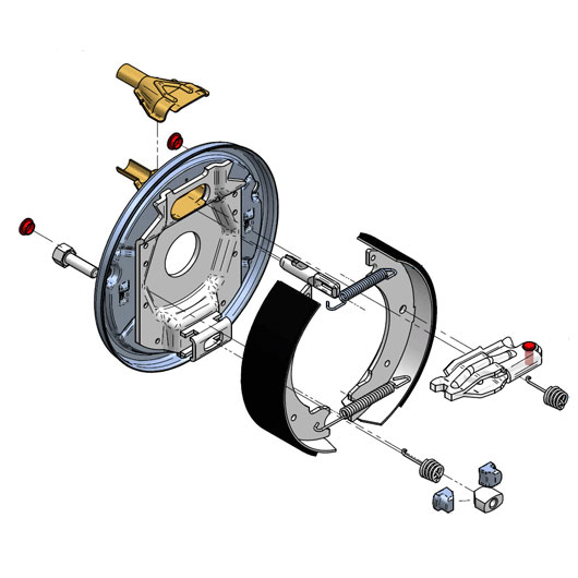 Non autoreverse brakes