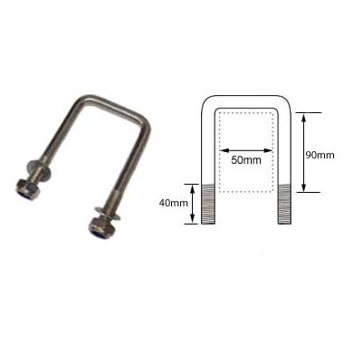 U bolt 50 x 90 High Tensile