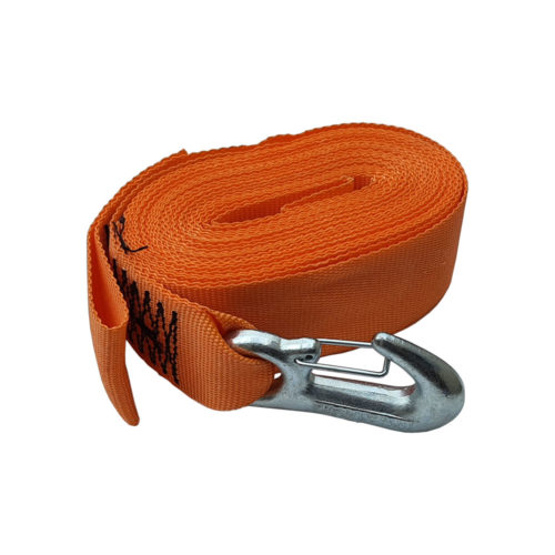 Winch strap 7m long − 50mm wide − 2000kg