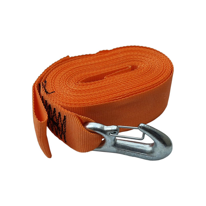 Winch strap 7m long − 50mm wide − 2000kg