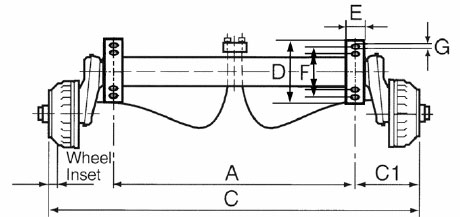 Alko 287 842 98 Axle Diagram