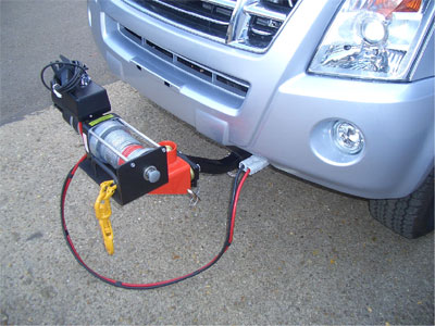 Front Push Bar with winch