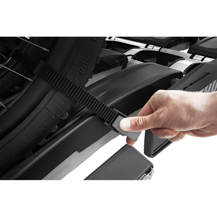Thule EasyFold XT2 adjustable pump buckles