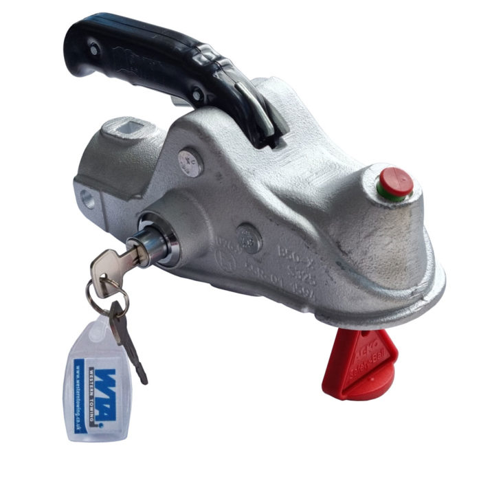 AK301 coupling with lock and security ball fitted.
