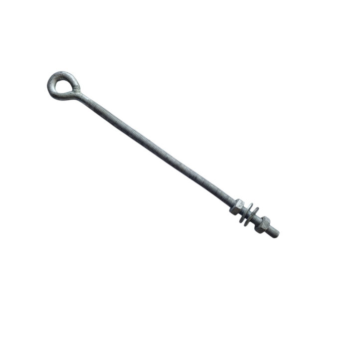 300mm galvanised threaded eye