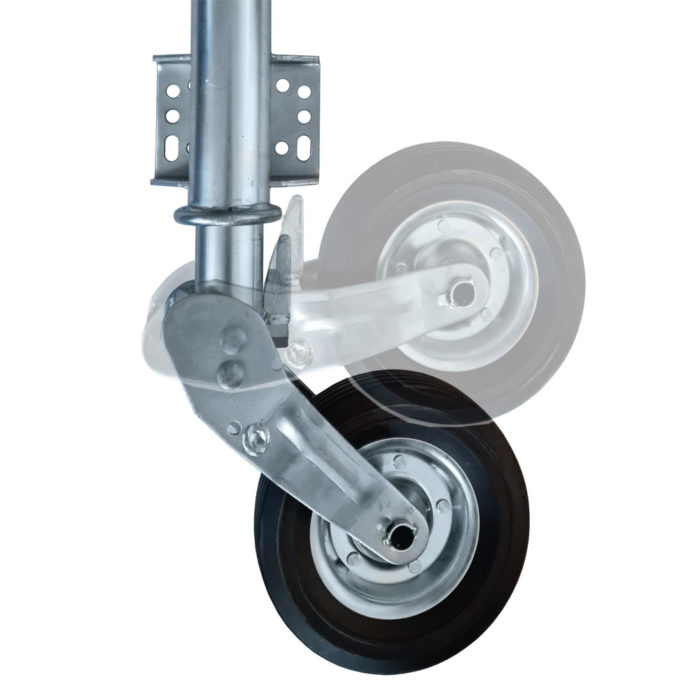 Auto fold 60mm diameter 300kg jockey wheel - Image 3