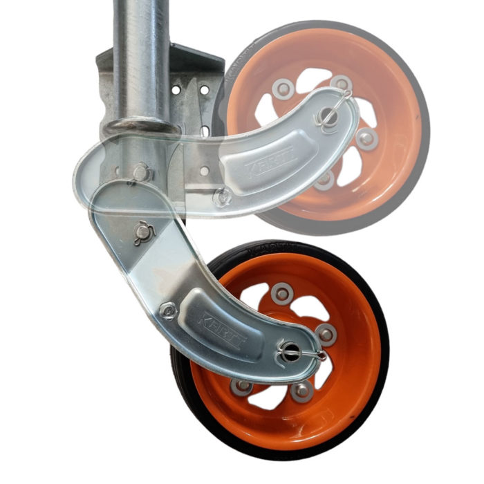 Kartt Auto-Lift 60mm diameter 500kg jockey wheel - Image 3