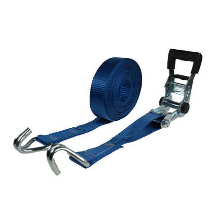 4 Metre Long 2000kg Load Securing Ratchet Strap with hooks