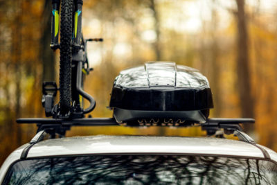 thule-roof-bars-with-cycle-and-box Towbar Fitted to Car